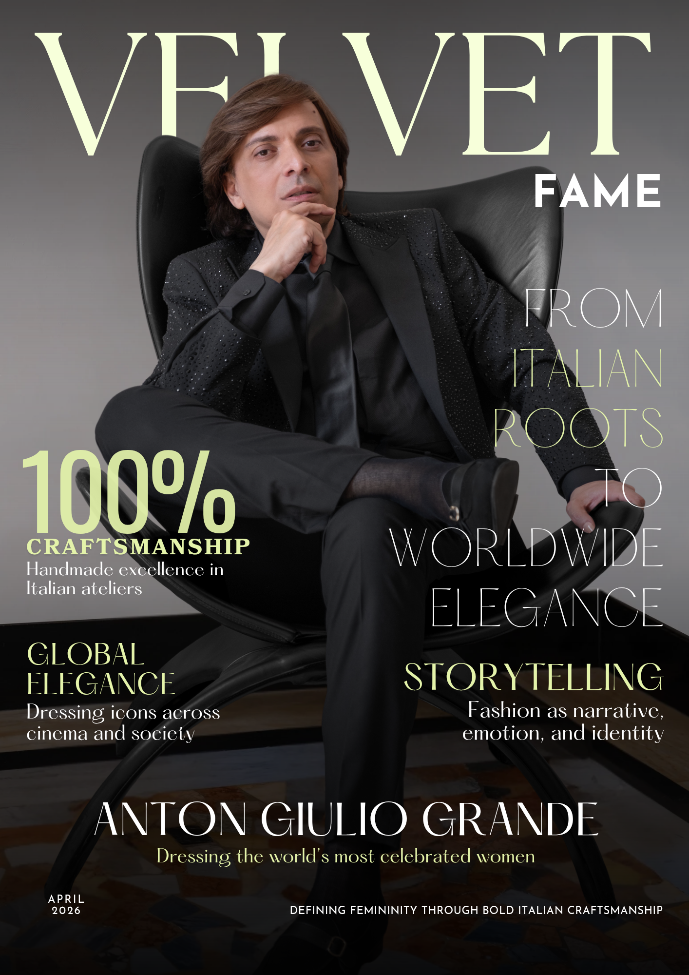 Anton Giulio Grande: The Designer Who Dresses the World’s Most Beautiful Women By Elena Parmegiani